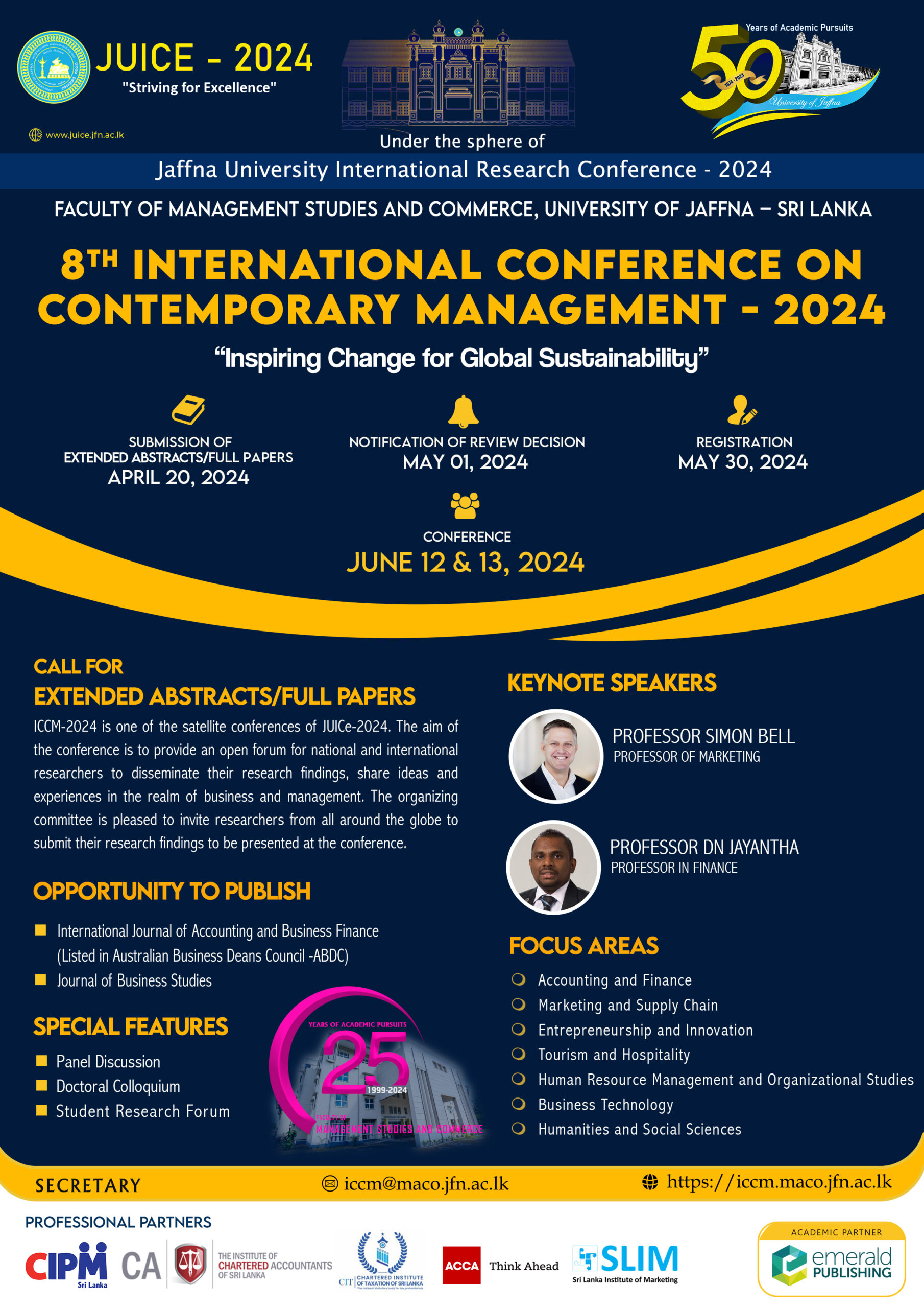 8th International Conference on Contemporary Management